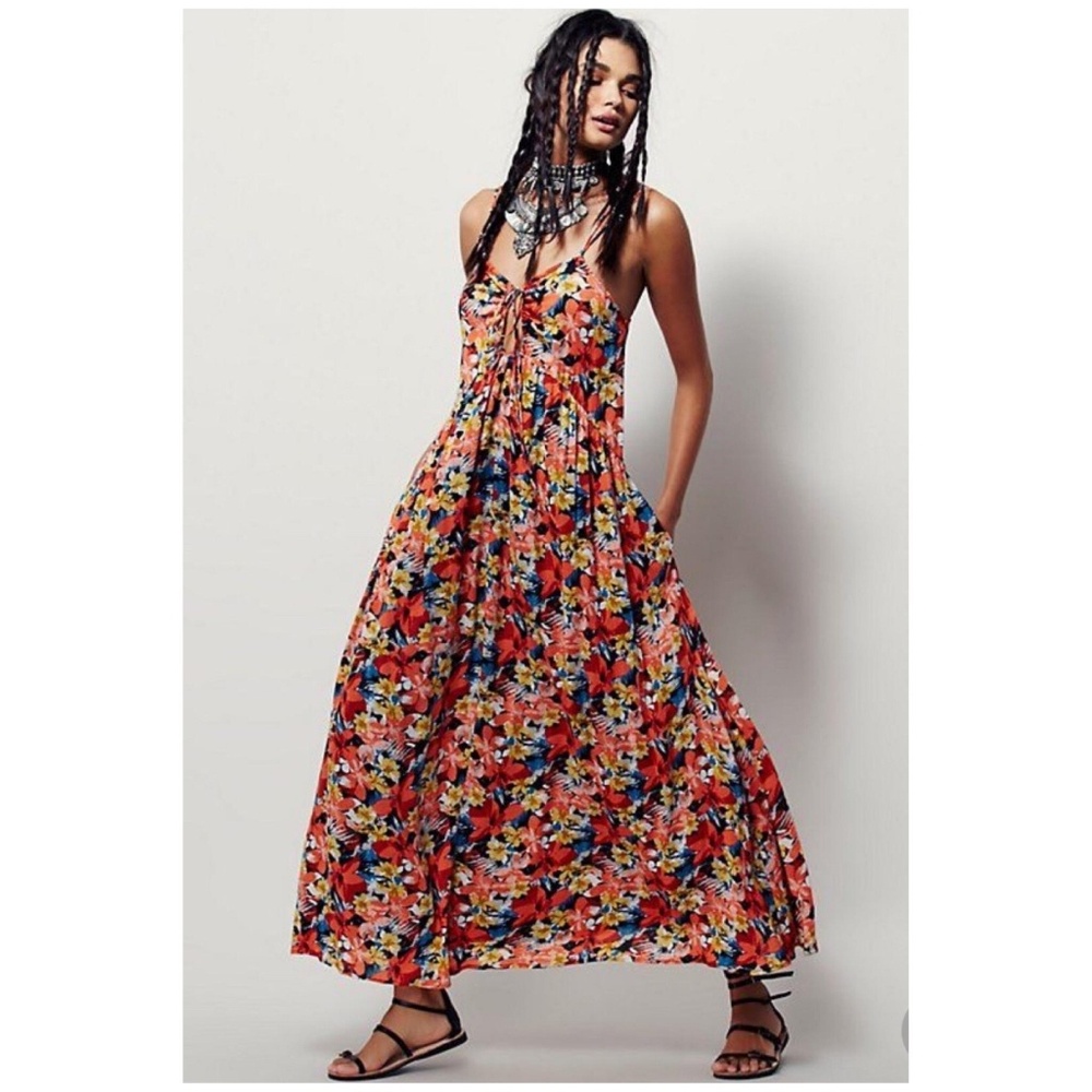 Free People Mulberry Strappy Dress